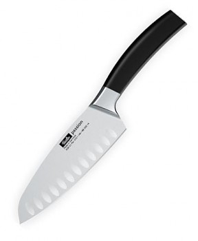 Nůž s kulatým výbrusem 14 cm santoku Passion